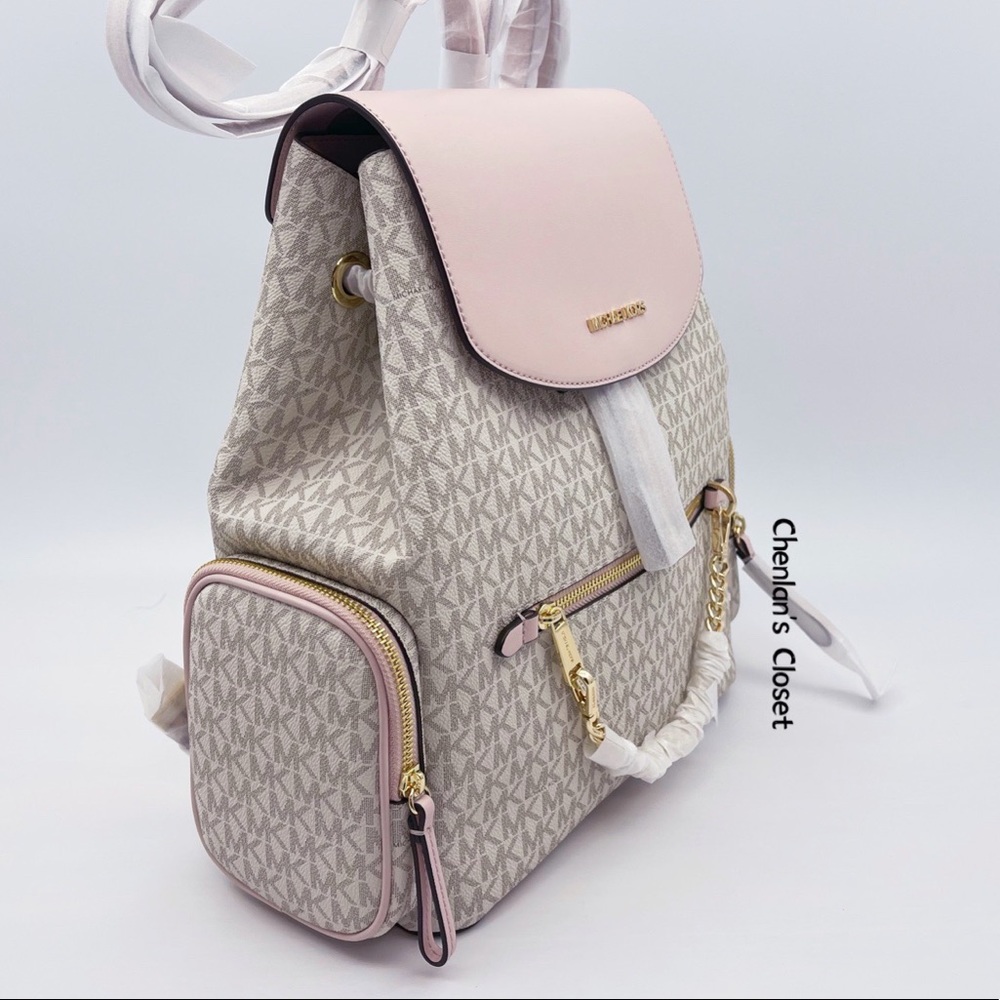 🌸NeW! Michael Kors LG Chain Backpack - Picture 2 of 7